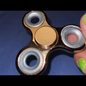 Rose gold fidget spinner